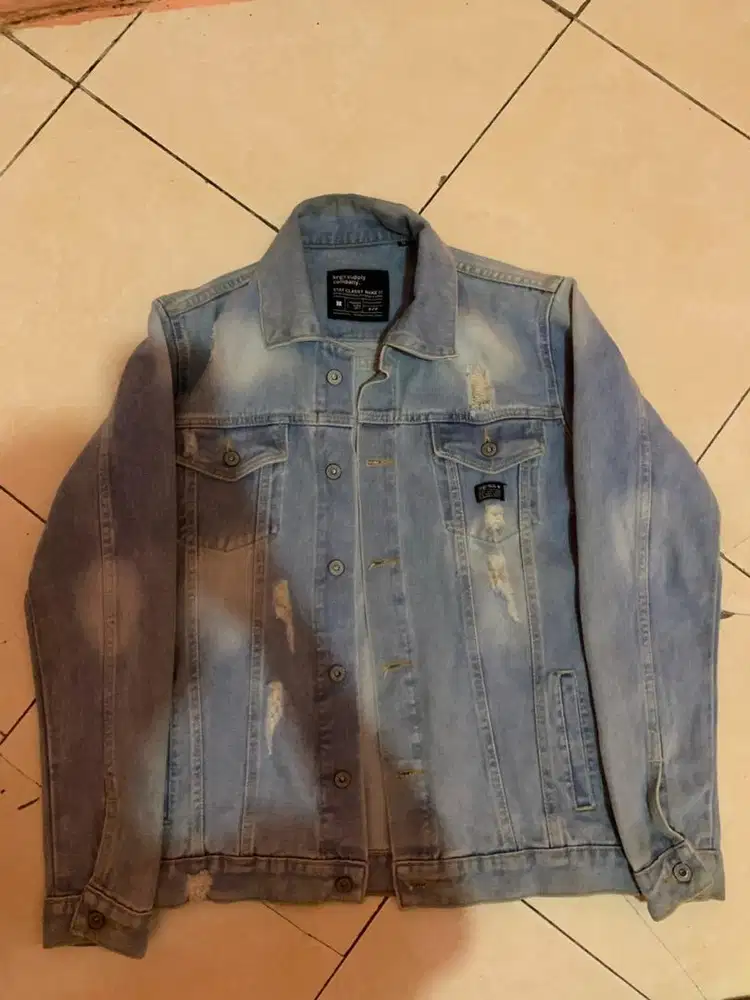 Jeket Denim Pria