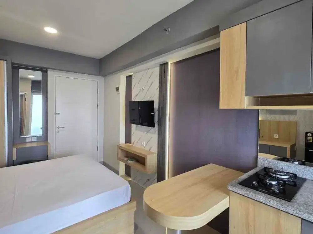 Dijual Apartemen Studio Educity Stanford Full Furnish Mewah Baru