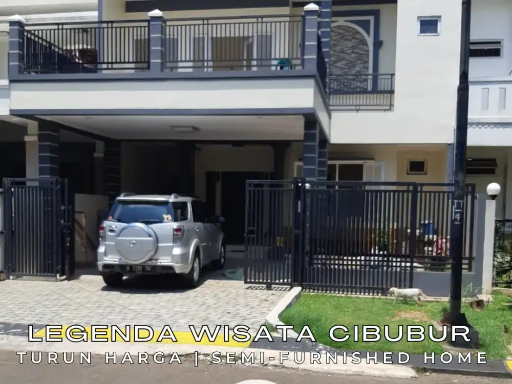 Turun Harga! Rumah Modern 2,5 LT di Second Boulevard Legenda Wisata Cibubur- SHM