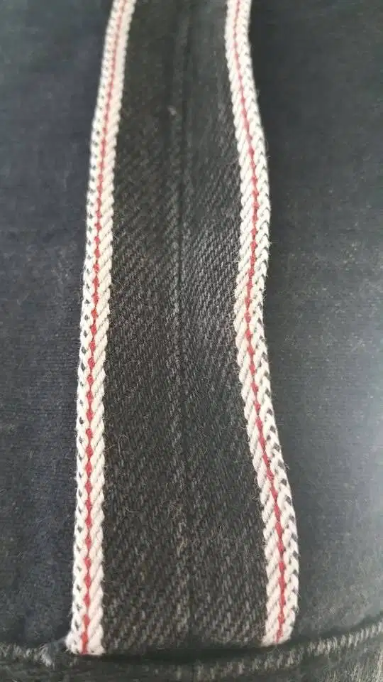 (Preloved) Selvedge Black Washed Denim 33