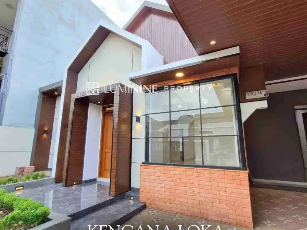 RUMAH BARU RENOV TOTAL, 1 LANTAI LOKASI SUPER STRATEGIS CUMA 5 MENIT KE TOL BSD DI KENCANA LOKA, HALAMAN BELAKANG LUAS. COCOK UNTUK RUMAH ORANG TUA/KELUARGA KECIL