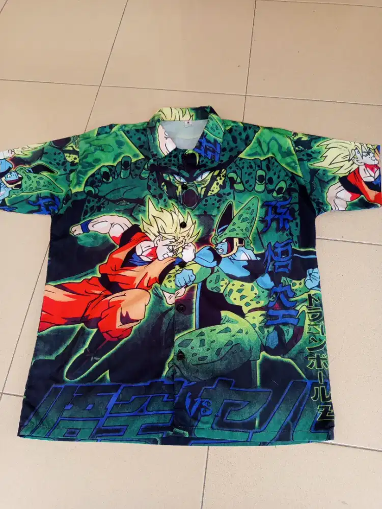 Kemeja vintage dragon Ball 2000s