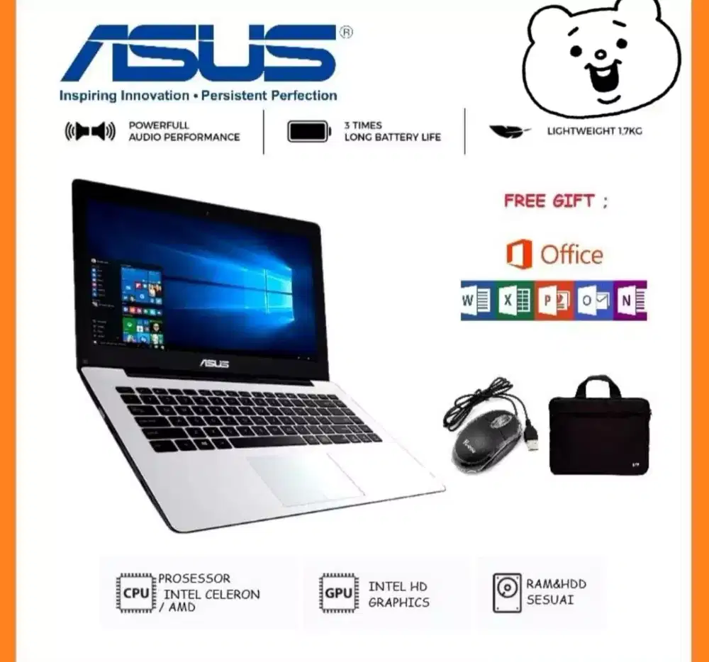 Dijual laptop asus murah!