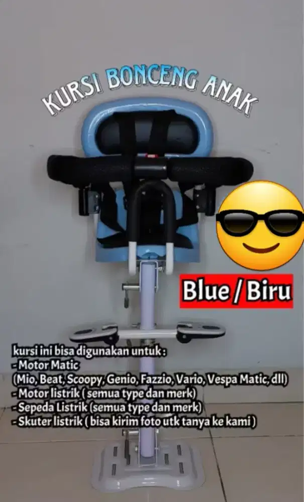 Kursi anak motor matic/sepeda listrik
