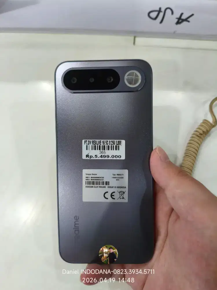 Realme 16 5g ready stok di toko Atlantis