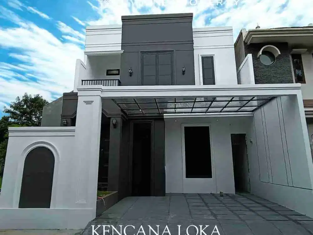 RUMAH CANTIK MINIMALIS BRAND NEW,FREE KITCHEN SET PLUS KOMPOR OVEN DI KENCANA LOKA 5 MENIT KE TOL BSD, BEBAS BANJIR!! BISA KPR DEKAT BANYAK SEKOLAH & KULINER