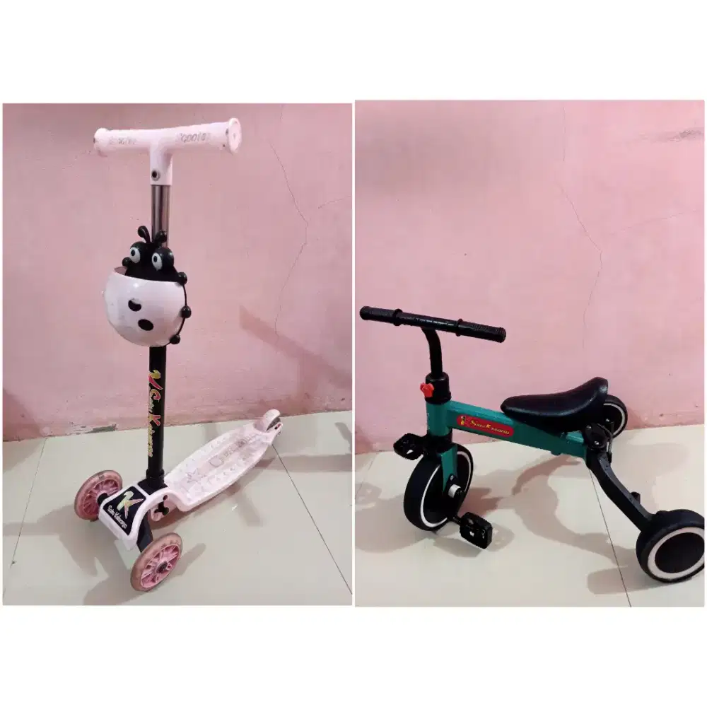 Skuter & speda anak merek Satu Keluarga