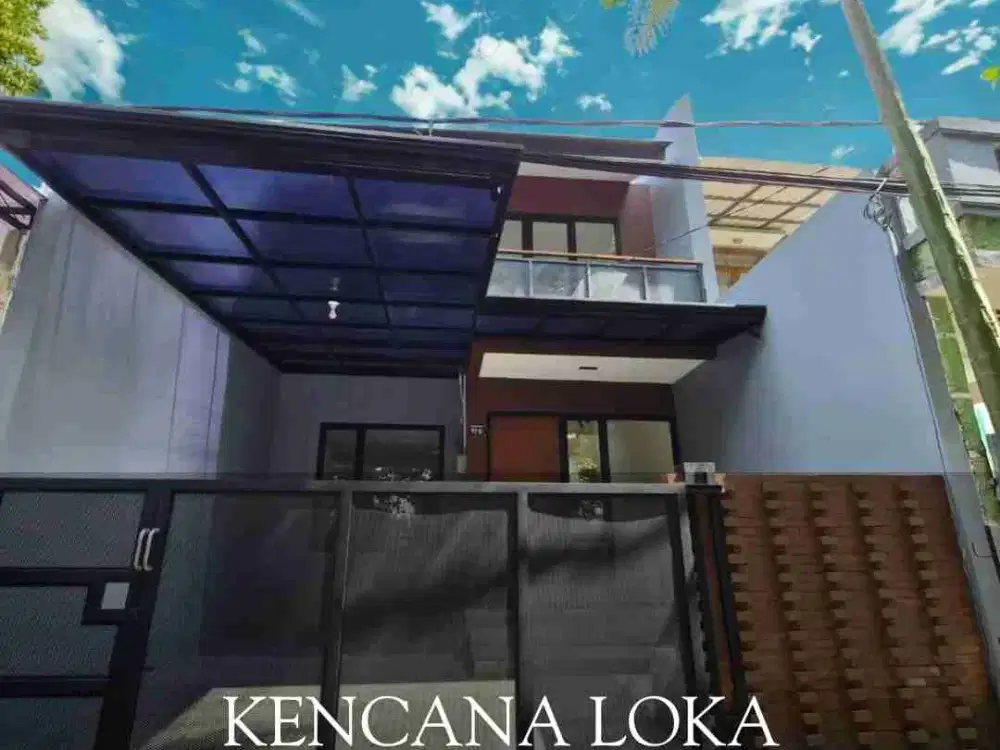 RUMAH MINIMALIS BRAND NEW RENOV TOTAL DI KENCANA LOKA BISA KPR,BONUS KITCHEN CANTIK DAN KOMPOR TANAM.5 MENIT KE TOL BSF!