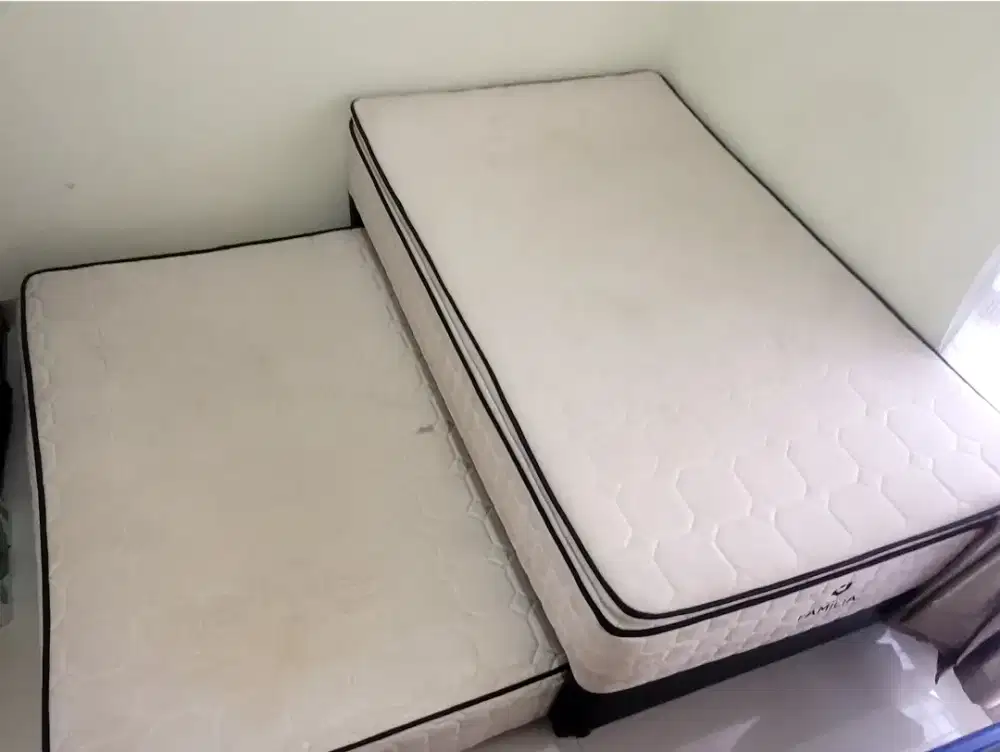 Jual kasur springbad susun, ranjang 2in1