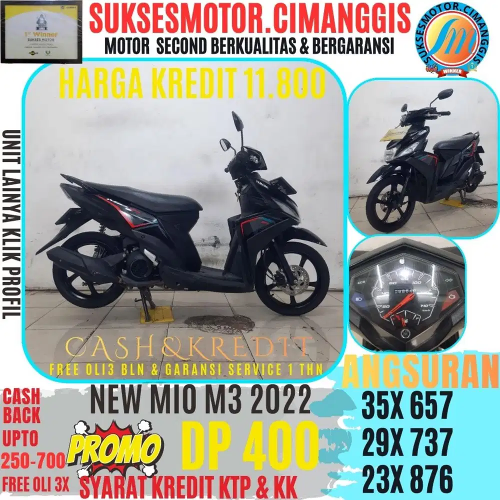 MIO M3 PROMOTERMURAH CASHBACK UPTO700RBU FREEOLI3X BERGARANSI