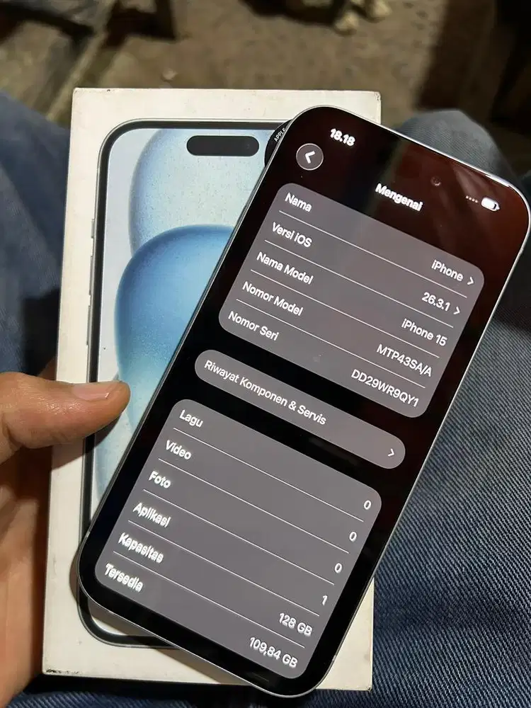 Iphone 15 128gb ex ibox