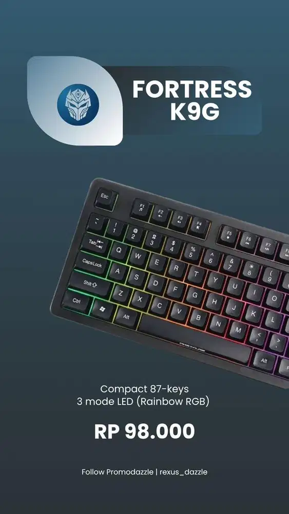 Keyboard rexus K9G