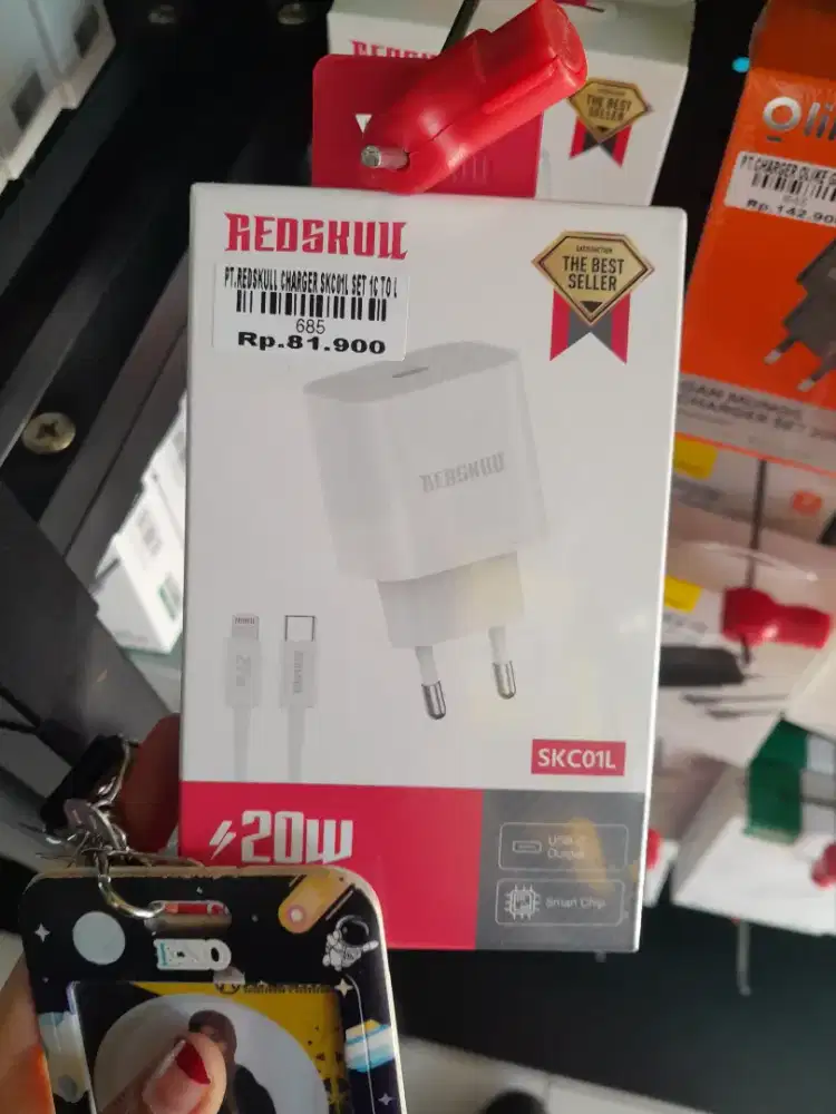 RED SKULL CHARGER SKC01L SET 1C TO L ATLANTIS DAHSYAT