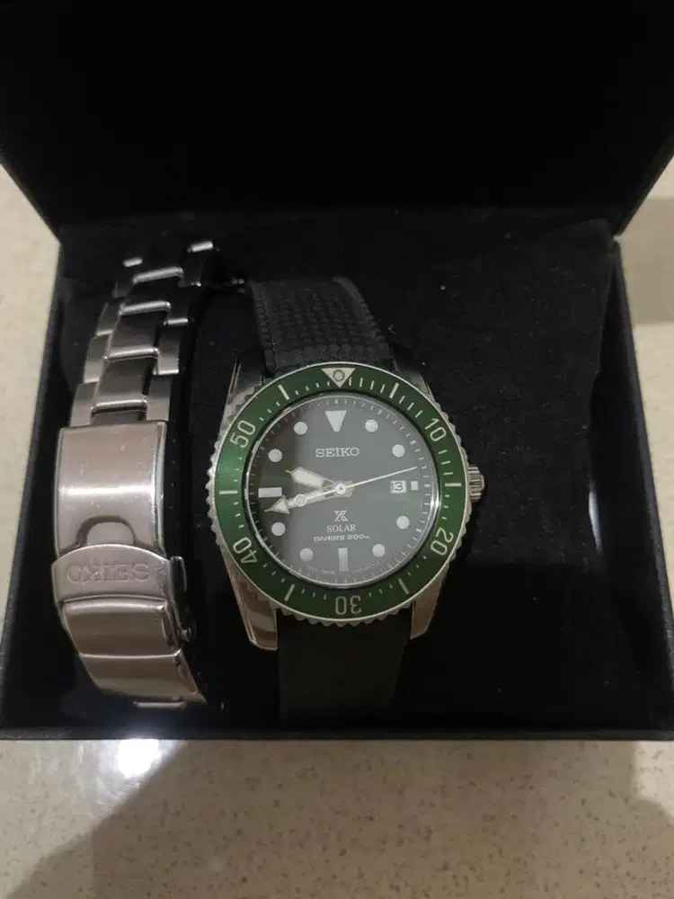 seiko prospex solar SNE583p1 baby hulk