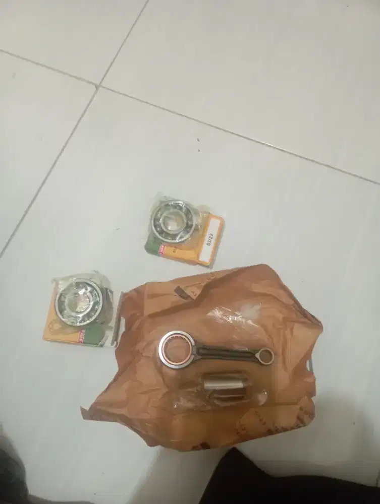 Setang dan bearing Supra 125 fi dan helm in kode part kyz