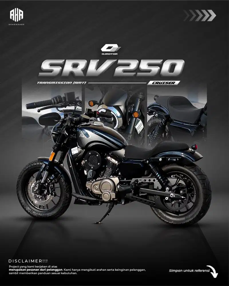 QJMotor SRV 250 Istimewa KM DIBAWAH 1000