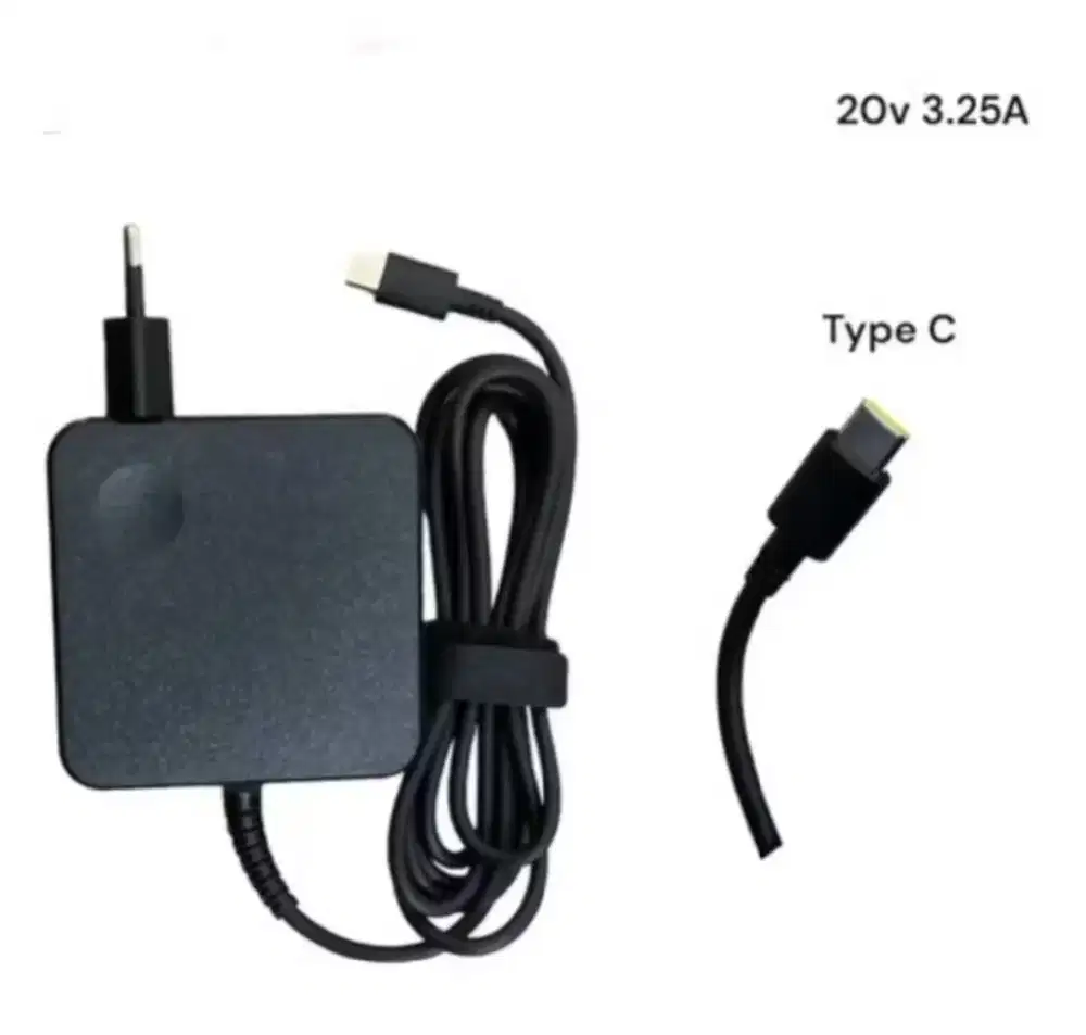 Adaptor charger laptop Lenovo type-C 65W USB Thinkpad T580 T480 T480S