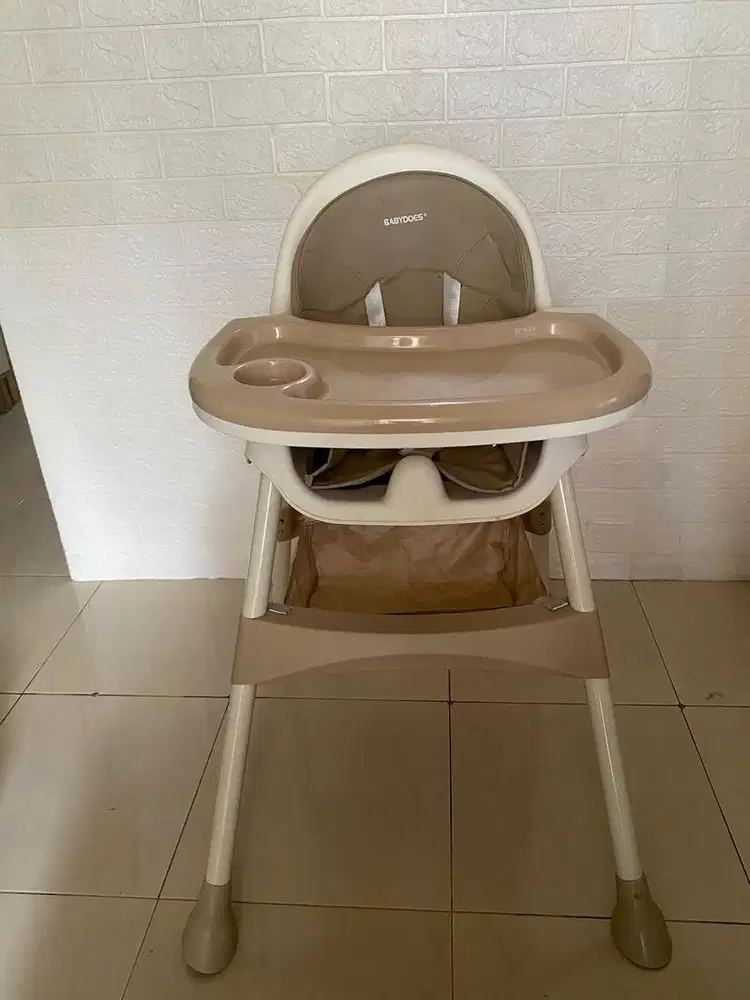 High Chair Babydoes bisa pendek, double tray