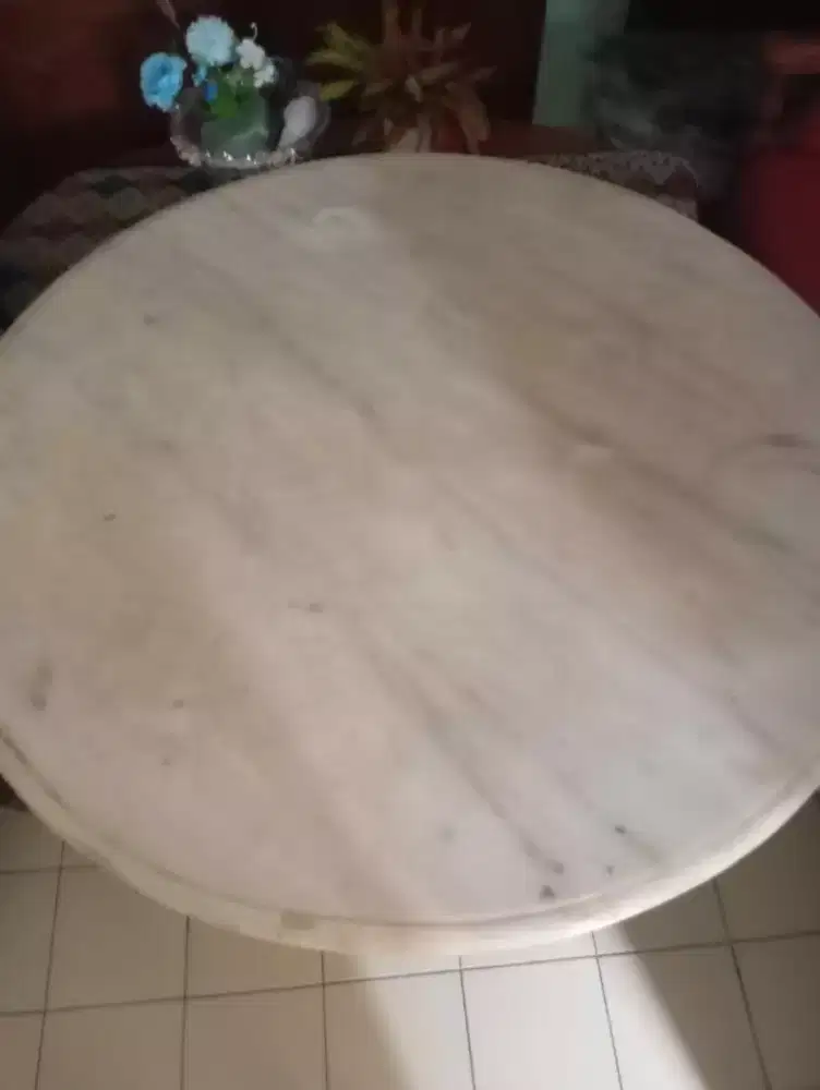 dijual meja marmer lawas