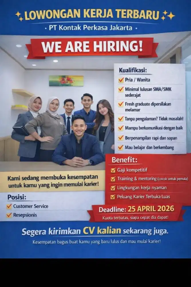 DIBUTUHKAN CEPAT!!! LOKER PT KPPRESS JAKARTA SELATAN