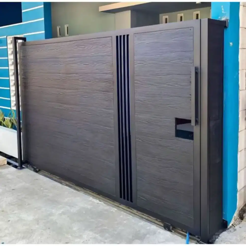 Pagar GRC rangka hollow galvanis