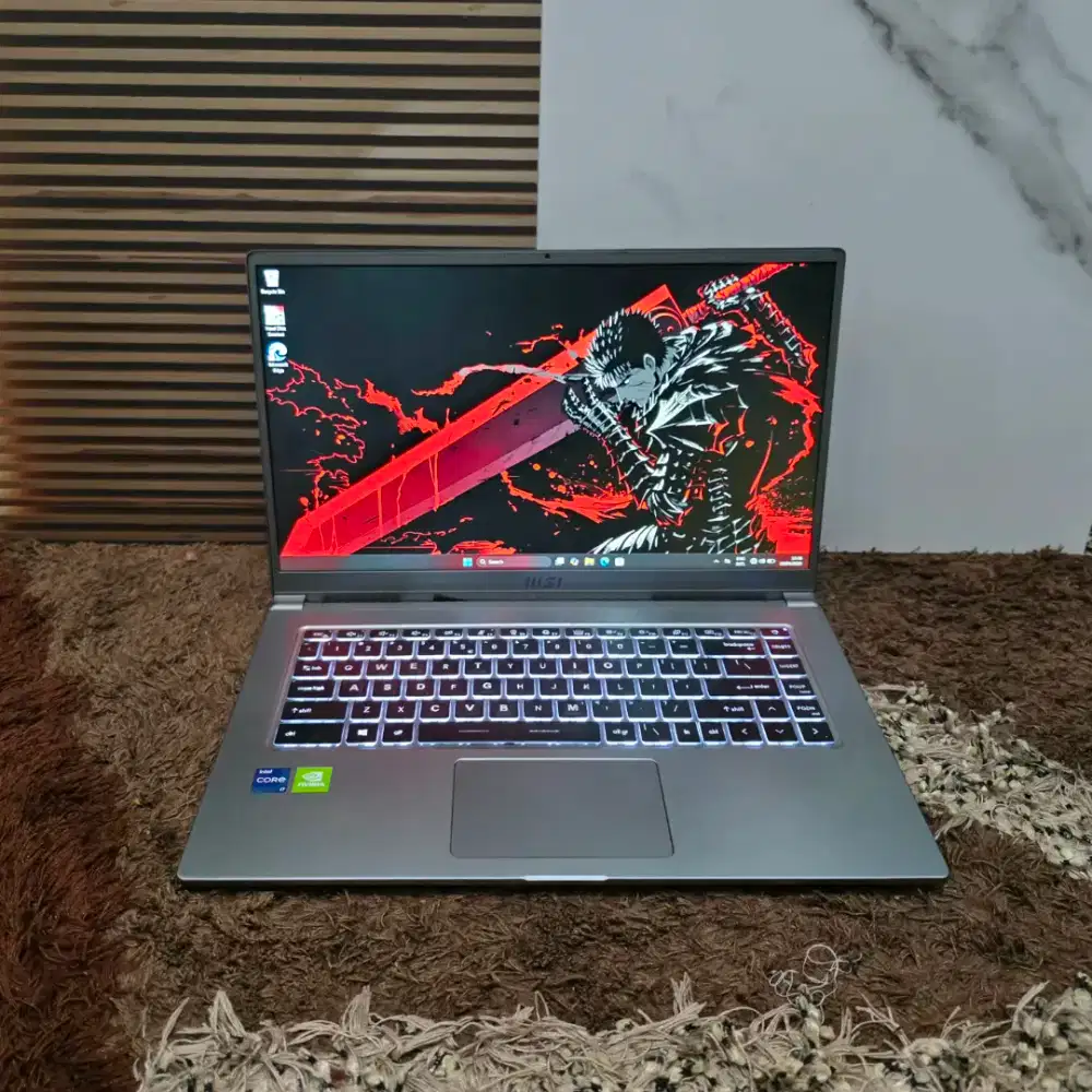 MSI Modern Core i7 GEN11 Nvidia MX450 RAM 16GB/512GB Gaming Menengah