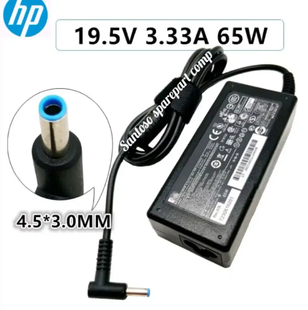 Adaptor Charger laptop HP 14-S 14s-cf 14s-fd 14s-DK 19.5V 3.33A 65W