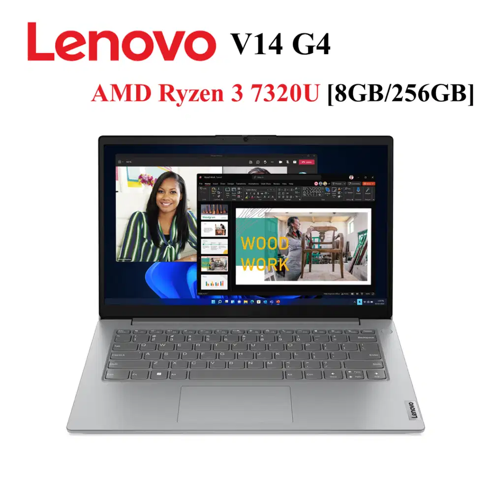 LENOVO V14 G4 AMD Ryzen 3 7320 [8GB/256GB] GARANSI RESMI