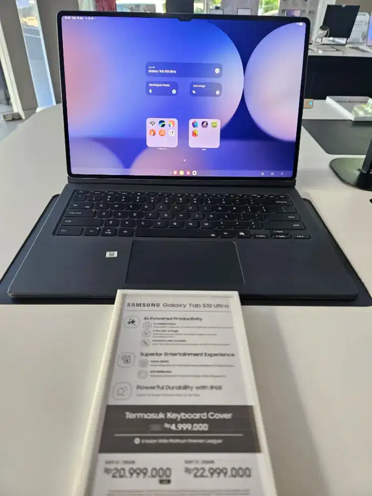 Samsung TAB S10 ULTRA 5G Bonus Keyboard & Coverbook dan Free Speaker