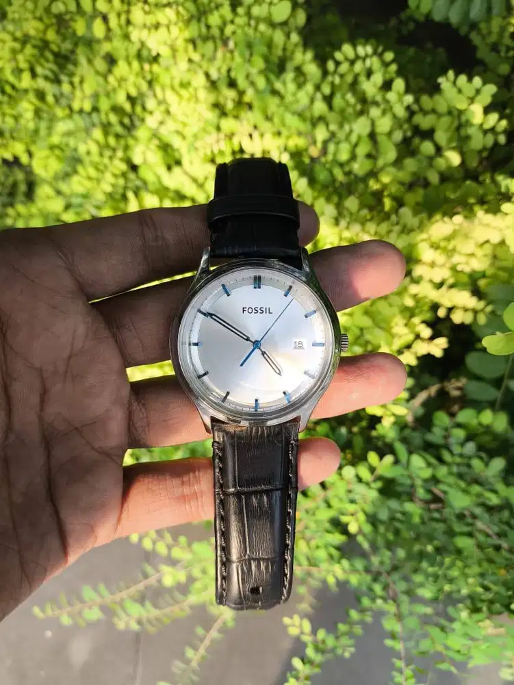 Fossil FS4671 (NOS) Silver Sunray Dial