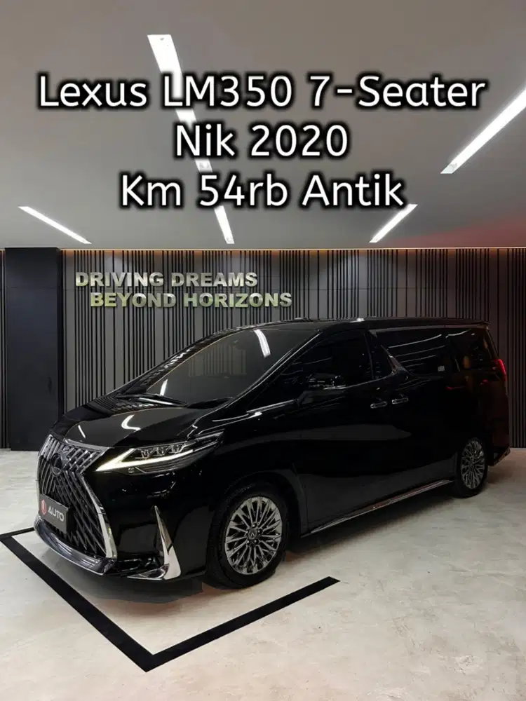 Lexus LM 350 LM350 AT 2022 Hitam 7-Seater Km54rb Nik 2020 B2830RFD