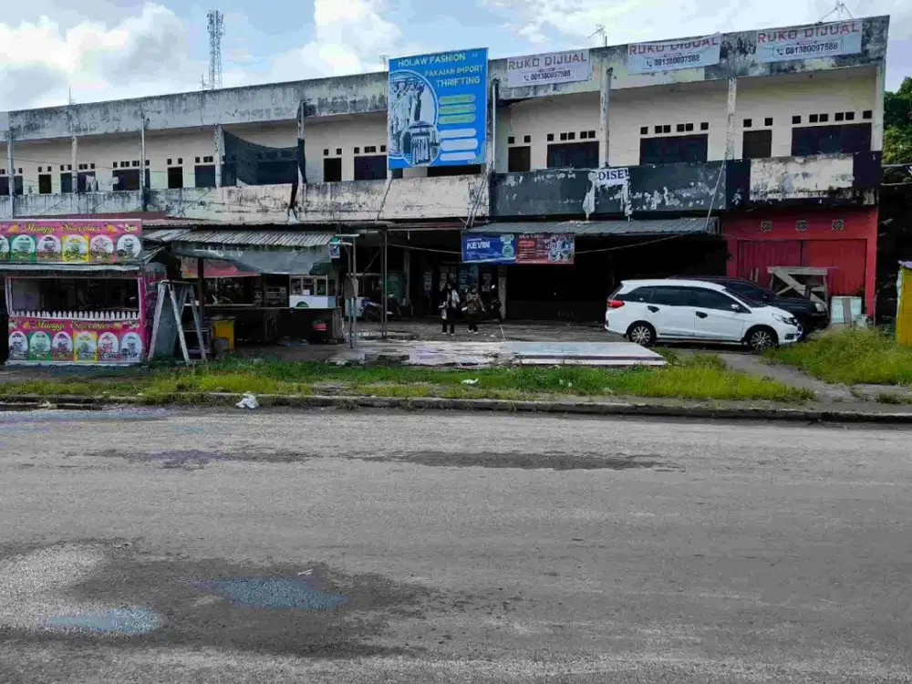 Dijual Cepat Ruko 3 Unit Gandeng JL.Lintas Tengan Timbangan Unsri Indralaya Ogan Ilir
