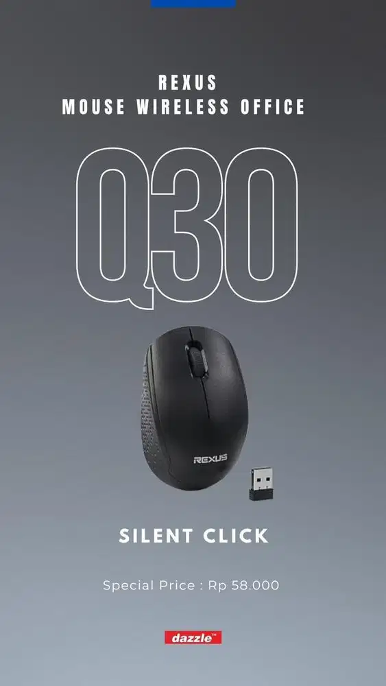 Mouse wireless rexus Q30