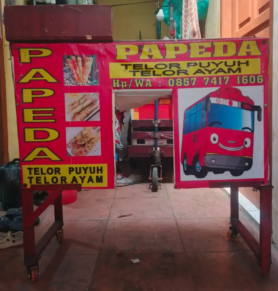 Gerobak papeda motor