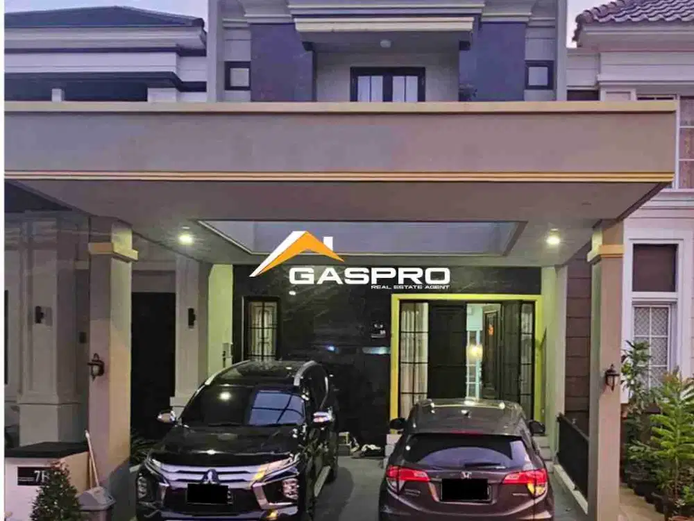 Rumah Brand New Fully Furnish di Menaggio Village 3Lantai LB 252M