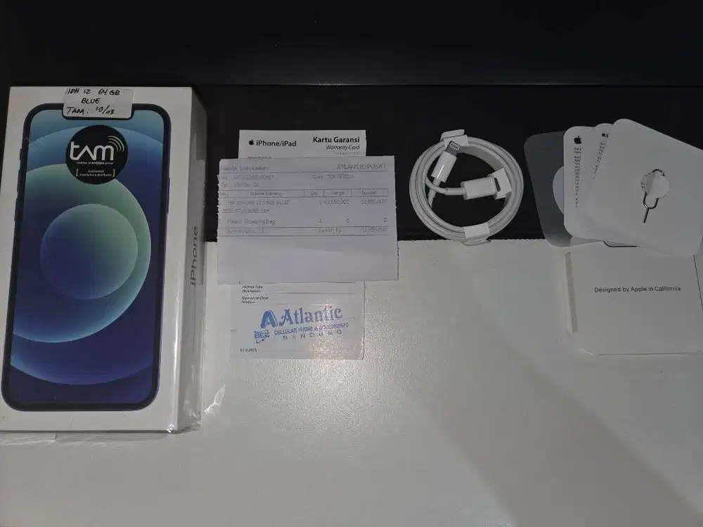 Iphone 12 64GB biru ibox