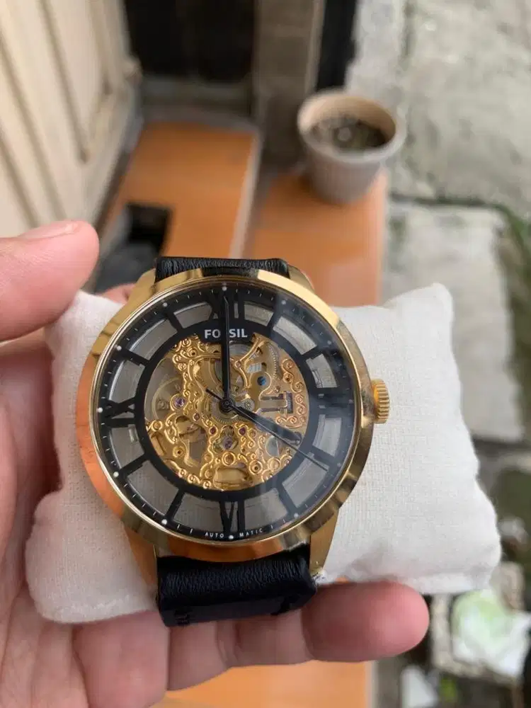 Jam Tangan Fossil Townsman ME3210 Automatic Skeleton Dial