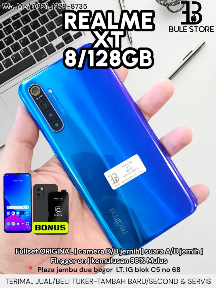Realme XT ram 8/128GB Like new fullset orian