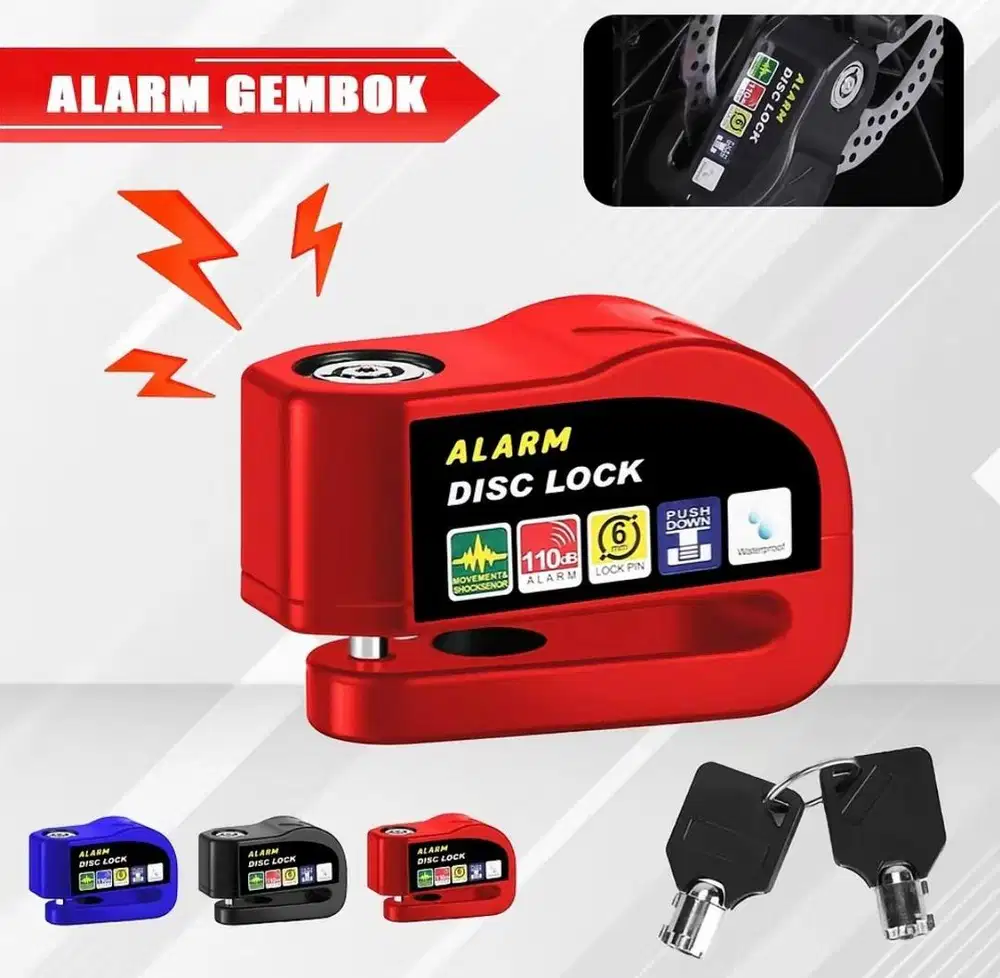 GEMBOK MOTOR ALARM (GEMBOK CAKRAM)