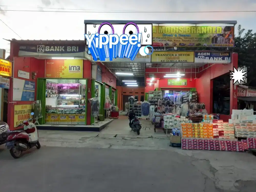 DIJUAL RUMAH BERIKUT TOKO(LANGSUNG USAHA)DEKAT MALL SUMMARECON BEKASI