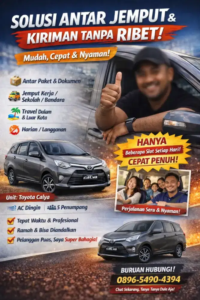 Antar Paket dokumen dan jalan jalan