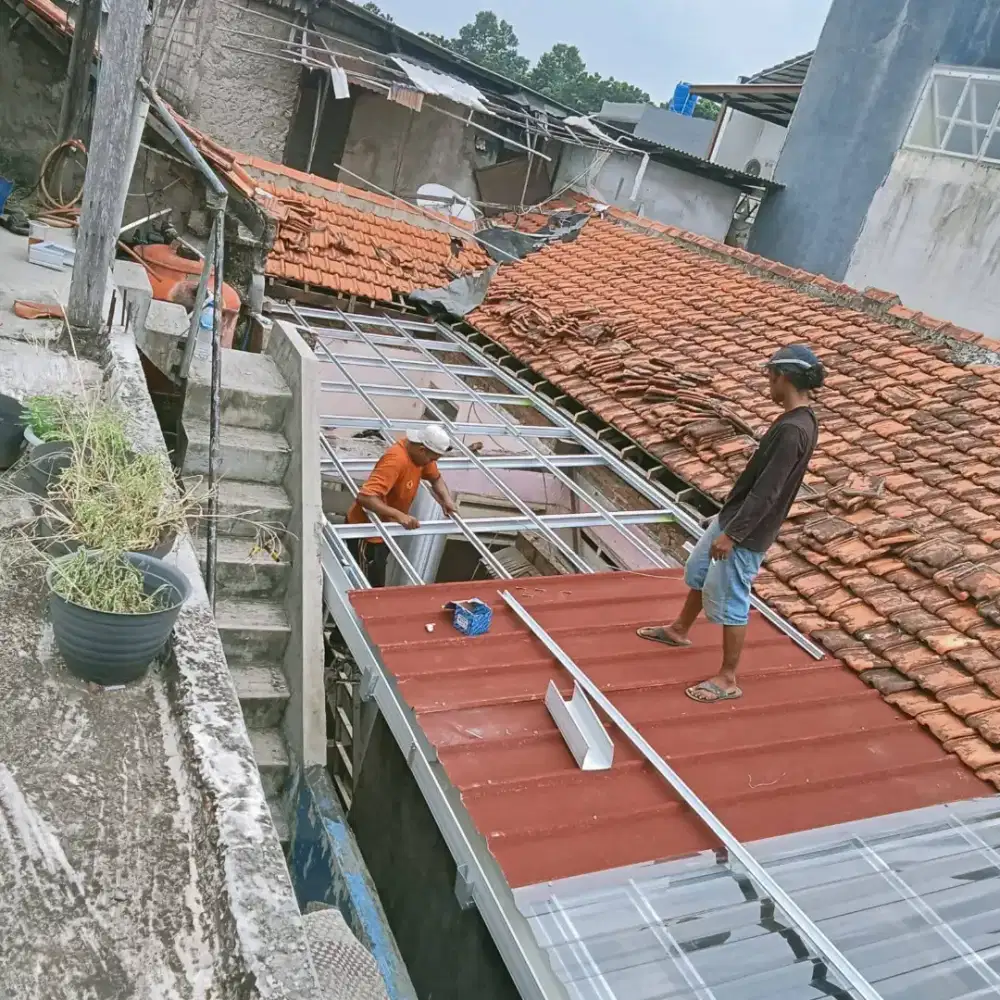 Tukang atap bocor ganti atap rumah renopasi