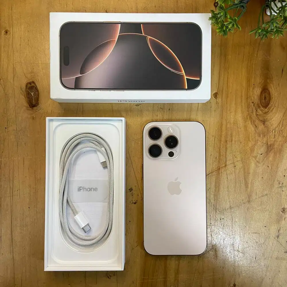 iPhone 16 pro 256GB desert titanium Super Mulus resmi iBox