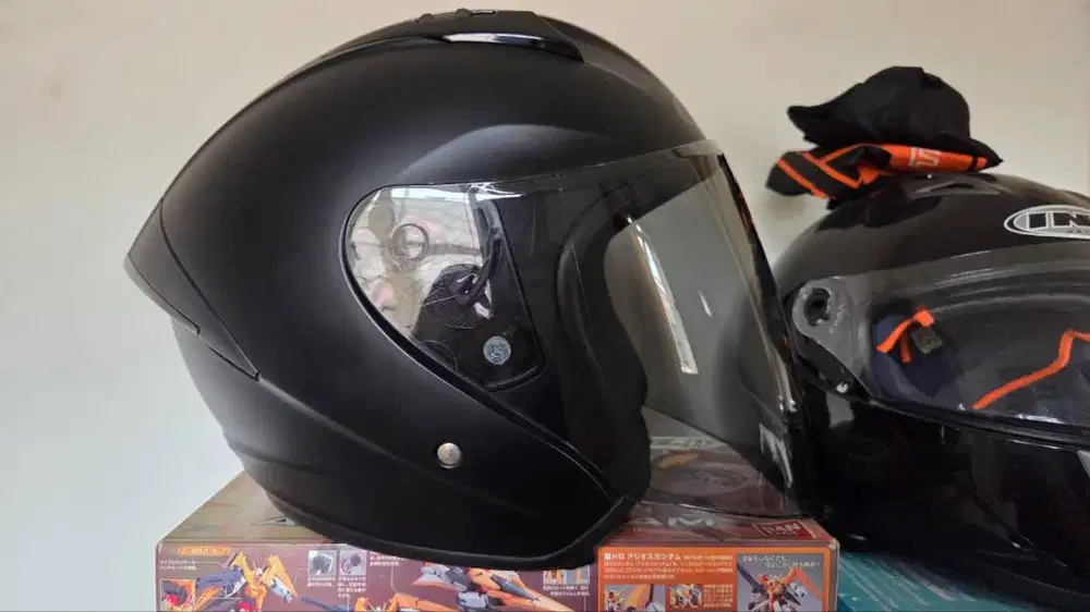 Helm GM G1 hitam doff jarang pakai