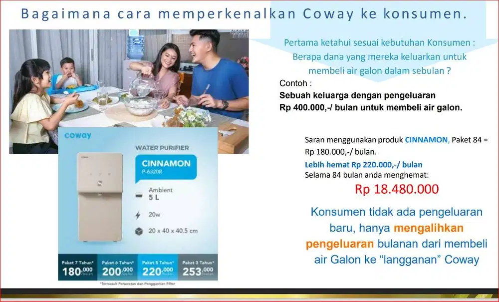 freelance sales COWAY marketing jabodetabek semarang surabaya medan
