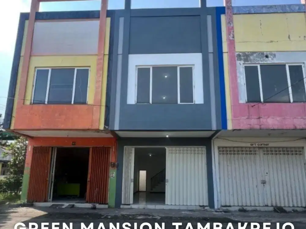 Bisa Ruko - Bisa dijadikan Rumah Lantai 2 dan Lantai 1 Tempat Usaha *Dijual Ruko Green Mansion  Tambakrejo (Daerah Pondok Tjandra)