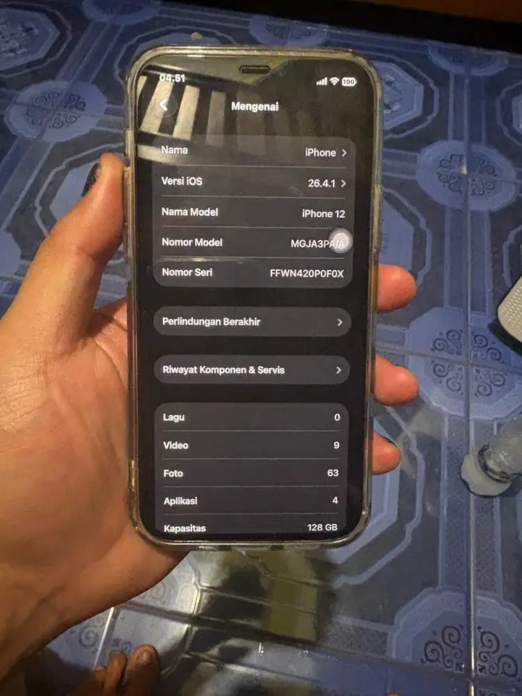 Dijual ip 12 128gb ibox