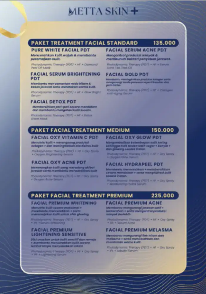 Metta skin+ home service