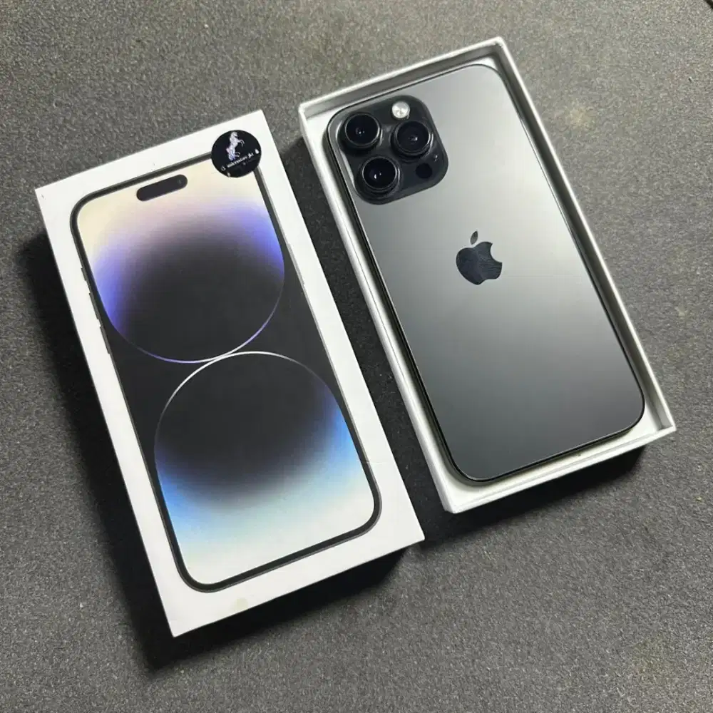 Iphone 14 promax 128 gb black inter