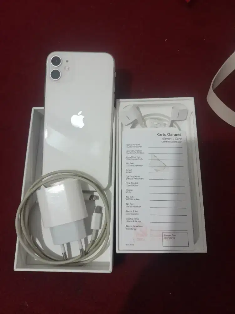 IPHONE 11 64 GB EX IBOX FULL SET ORI RESMI
